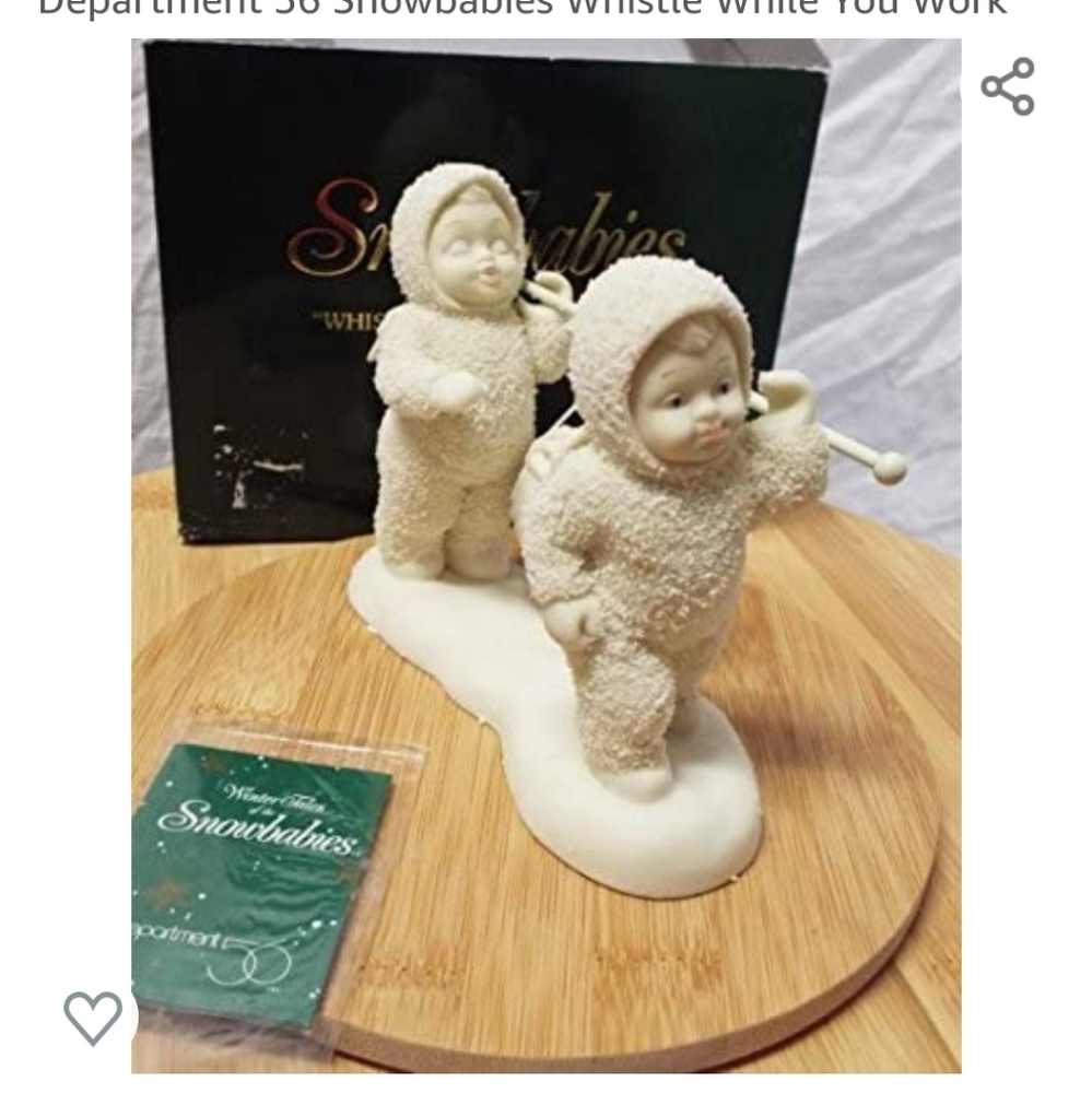 Dept 56 Snowbabies Whistle While You Work